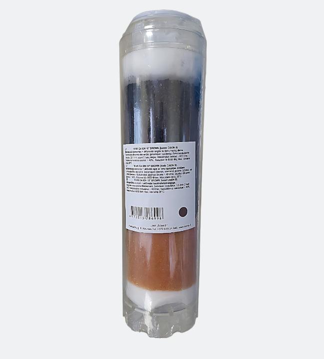 Iron removal filter with activated carbon CA ION 10'' 10mkm