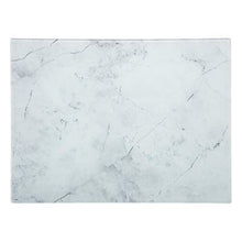 Chopping board 30x40cm, white marble colour