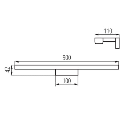 Kanlux ASTEN picture light, 15 W, LED