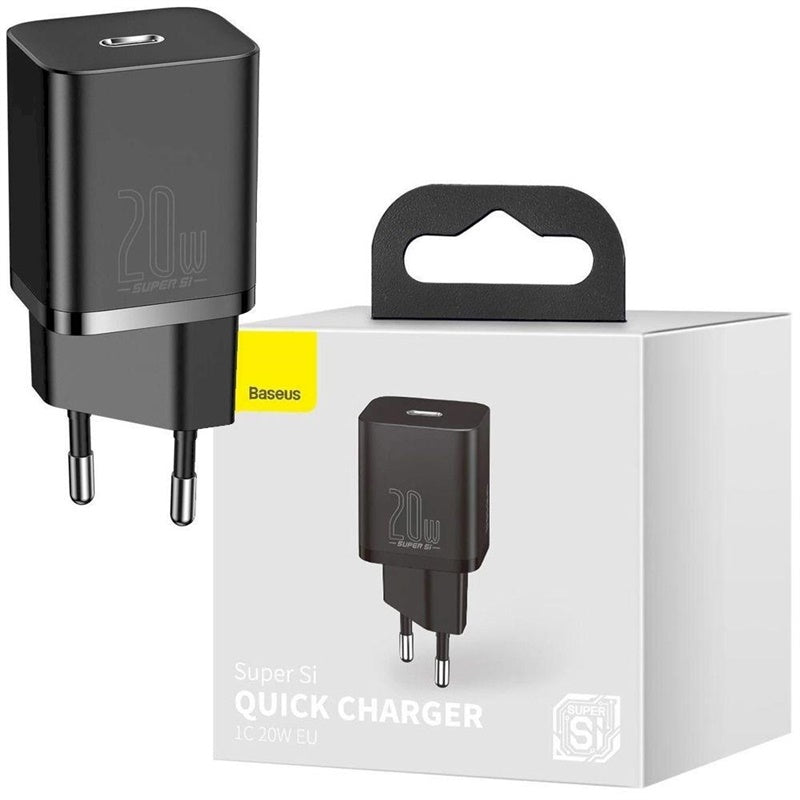 Ładowarka BASEUS, USB 3.0 TYP-C, czarna