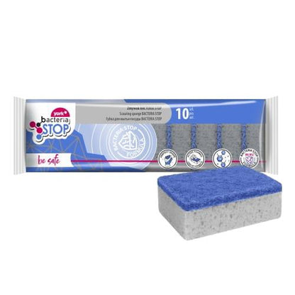 Kempinės su šveistuku BACTERIA STOP, 10 vnt.