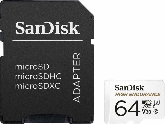 KORTELĖ ATMINT MICRO SDXC SANDISK 64 GB