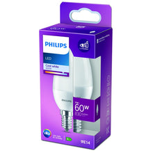 Light bulb Philips LED, B38, E14, 7W, 4000K, frosted