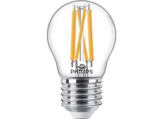 Lemputė Philips LED, P45, E27, 3,4 W, 470 lm, 2200–2700 K
