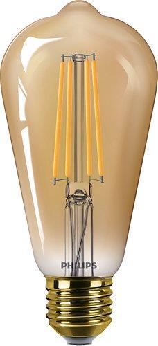 Lemputė Philips LED, ST64,E27, 5,8W, 650lm,2200K,DIM