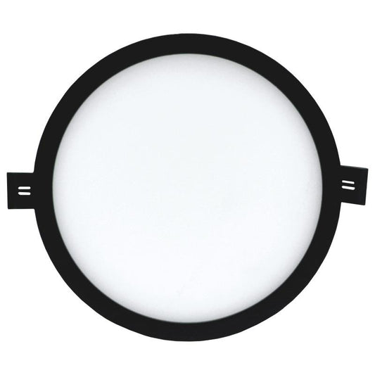 Oprawa wpuszczana ope Split, 22W, 3000K, LED, czarna