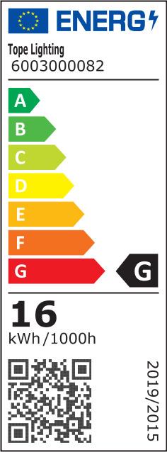 Oprawa wpuszczana Tope Split, 16W, 3000°K, LED, czarna