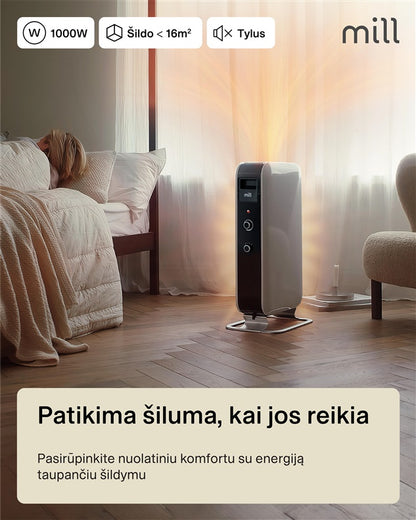 Tepalinis radiatorius Mill AB-H1000MEC
