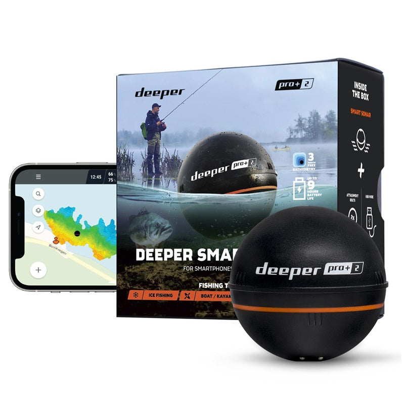 Czujnik do wyszukiwania ryb Deeper PRO+ 2