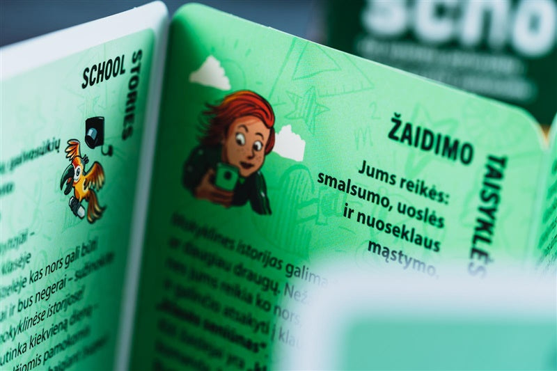 Stalo žaidimas SCHOOL STORIES, LT