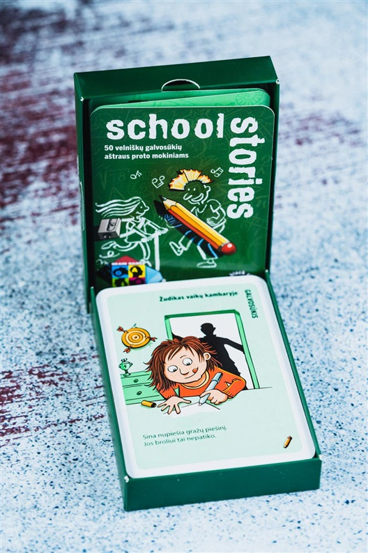 Stalo žaidimas SCHOOL STORIES, LT