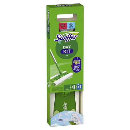 Swiffer Sweeper Kit, suchy 8 szt. + mokry 3 szt.