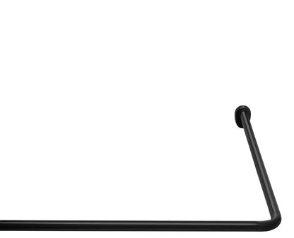 RIDDER WIEN Shower Curtain Rod 59511, 270×25 mm, black