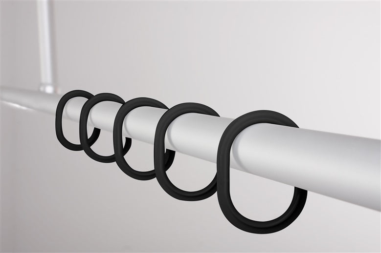 Haczyki RIDDER 49310, 4×19×20 mm, czarne, 12 szt.