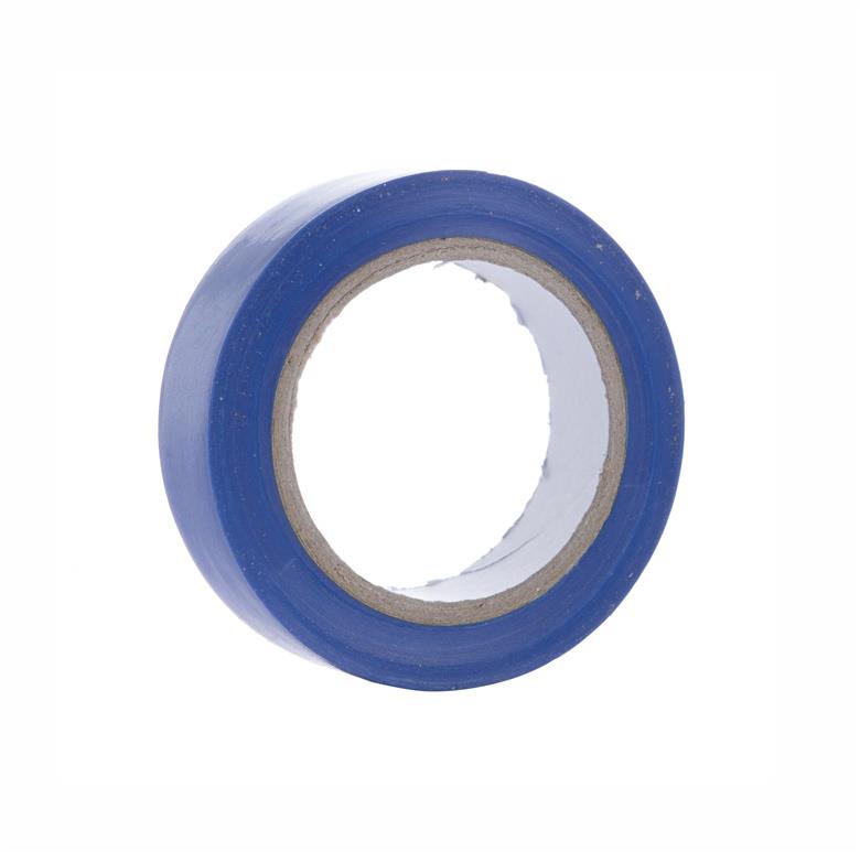 Taśma izolacyjna, Bycom, 0.13 x 19 mm. 20 m. niebieska