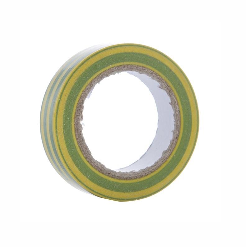 Insulating tape, Bycom, 0.13 x 19 mm, 20 m, yellow/green