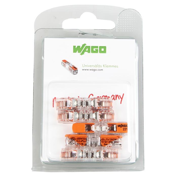Łącznik przewodów Wago 221-2411/5 2 x 0,2-4 mm², 450 V, 5 szt.