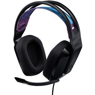 Wired Gaming Headset Logitech G335 Black, black