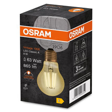 Lemputė Osram LED, A60, E27, 8 W, 950 lm, 2400K