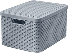 Daiktadėžė CURVER STYLE, 30 l, pilka, 44×33×24 cm