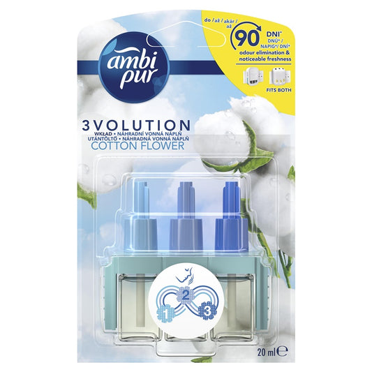 Elektrinis oro gaiviklio papildymas AMBI PUR 3volution Cotton 20ml
