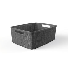 CURVER JUTE Storage Box, 12L, grey, 36×28×15 cm