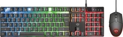 Keyboard and mouse set Trust GXT 838 Azor, black