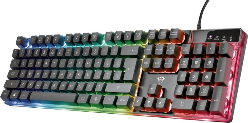 Keyboard and mouse set Trust GXT 838 Azor, black