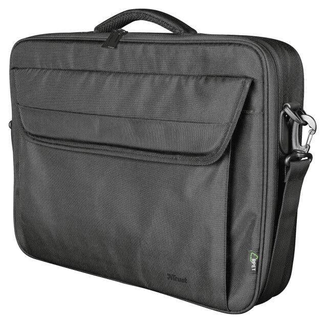 Trust Atlanta 24189 Laptop Bag with Strap, Black, 15.6"
