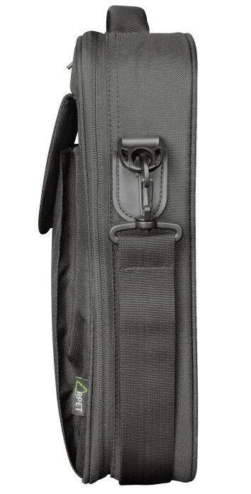 Trust Atlanta 24189 Laptop Bag with Strap, Black, 15.6"