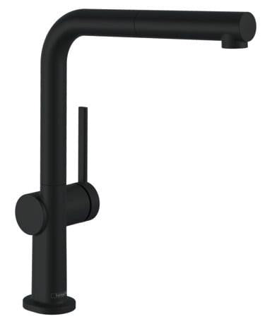 Virtuvinis maišytuvas Hansgrohe Talis M54 72808670, juodas
