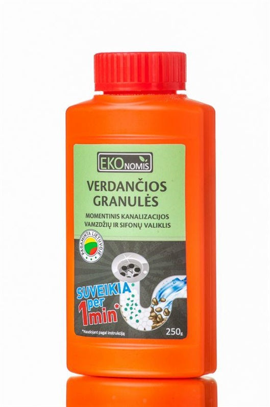 Sifonų ir kanaliza valik Ekonomis VERDANČIOS GRANULĖS®,250g