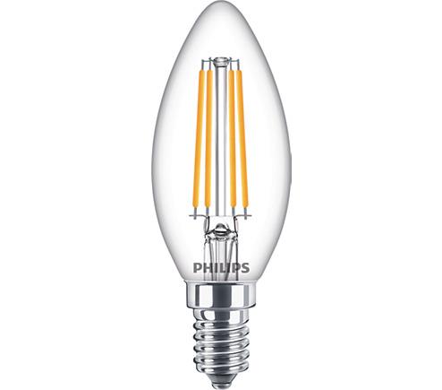 Philips LED bulb, B35, E14, 6.5 W, 806 lm, 2700 K