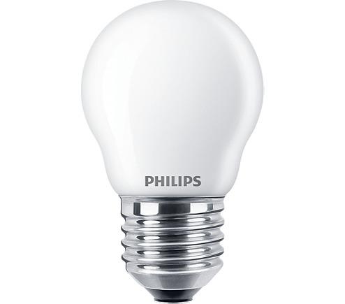 Lemputė Philips LED, P45, E27, 6,5 W, 806 lm, 2700 K