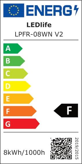OPRAWA OŚWIETLENIOWA TVIRT LPFR-08WN V2 8W LED 4000K