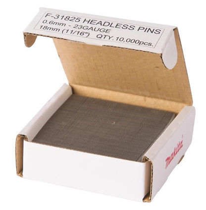 Makita Nails for Paneling P18 F-31825, 18 mm x 0.6 mm
