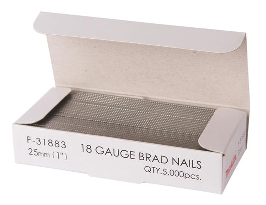 Nails for Paneling Makita 18GA F-31883, 25 mm x 1.2 mm