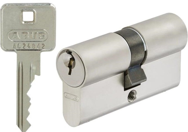 Abus A93NP lock cylinder, 110 mm, nickel