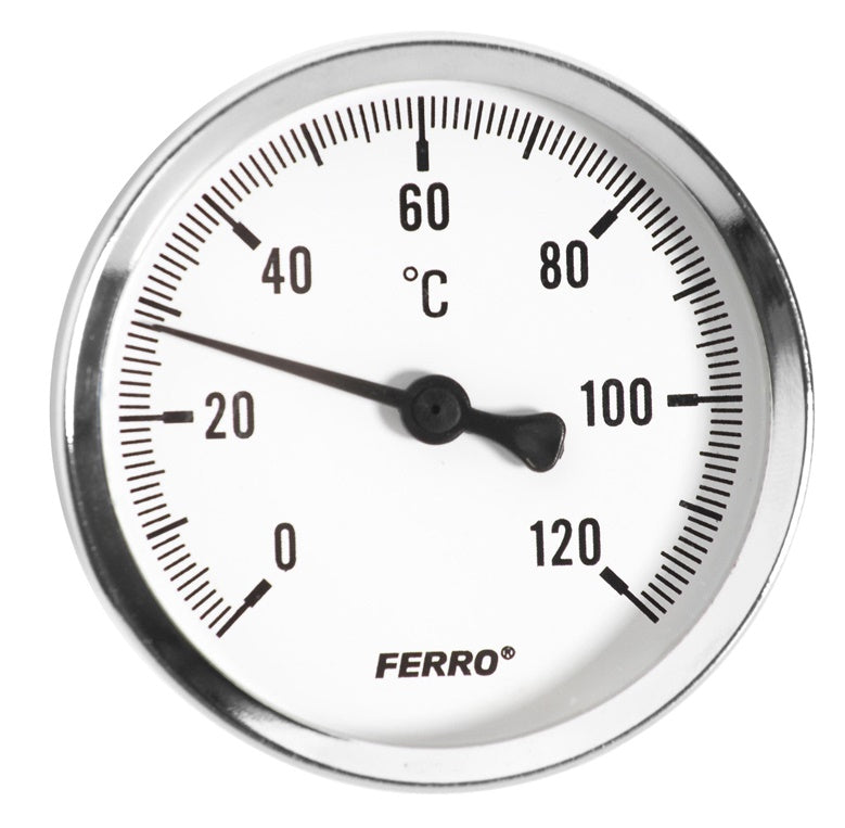 Termometras FERRO, 1/4", 40 mm