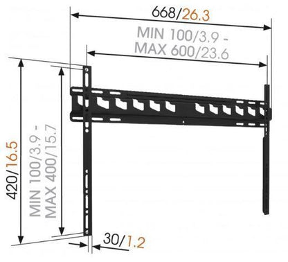 TV bracket Vogels, 40-80", 80 kg