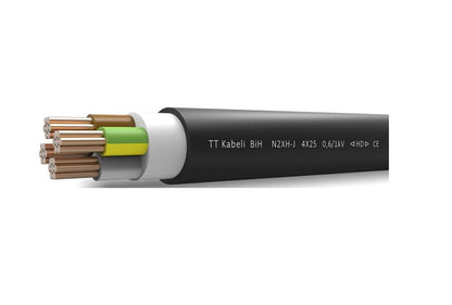 Aluminium power cable TT Cables AXMK RE, 5 x 16mm², 1000m