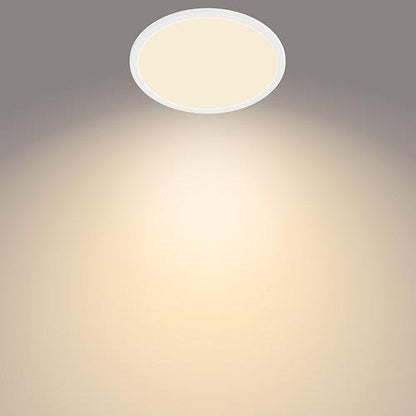 Šviestuvas Philips Superslim, 15W, 2700°K, baltas