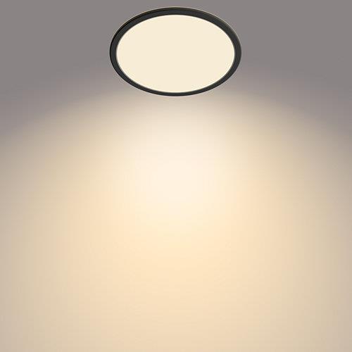 Lampa Philips Superslim, 15W, 2700°K, czarna