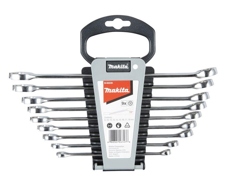 Veržliarakčių komplektas Makita B-65539, 9vnt.