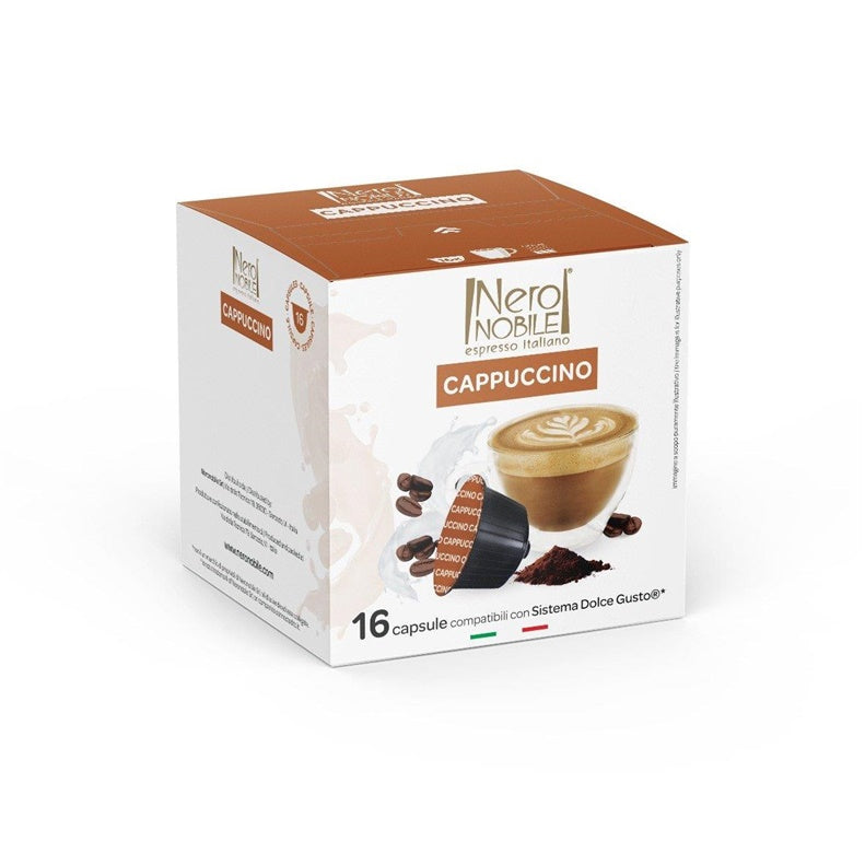 Kavos kapsulės NERONOBILE CAPPUCCINO, 16 vnt.