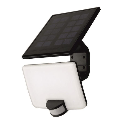NAŚWIETLACZ SOLARNY 10W 1200LM 4000K CZARNY