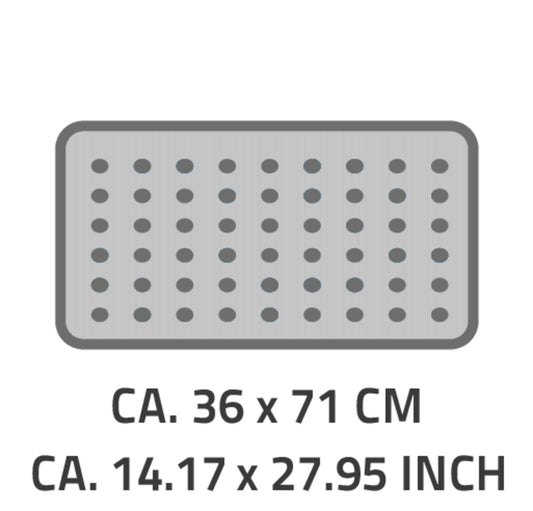 Vonios kilimėlių komplektas Ridder Promo 167501 71x36cm