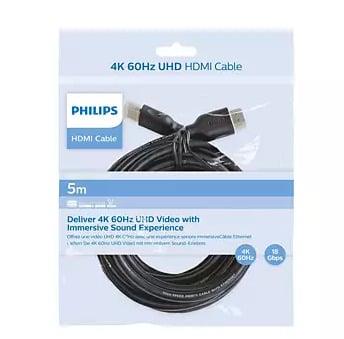 Cable PHILIPS HDMI M, HDMI M, 5m, black SWV5551/00