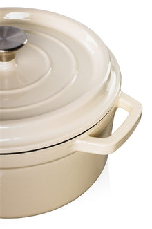 Garnek Grand feu FEUMWHITE, 24 cm x 24 cm x 10.5 cm, 3.5 l
