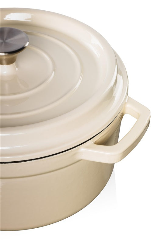 Garnek Grand feu FEUMWHITE, 24 cm x 24 cm x 10.5 cm, 3.5 l